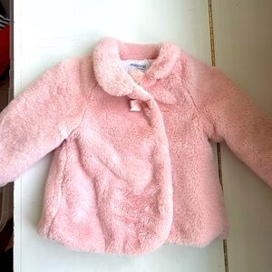 Pink Fur Coat *Like New* 18-24 mo